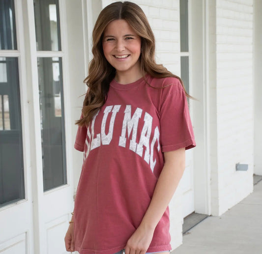 Lulumac Camo Crimson Tee