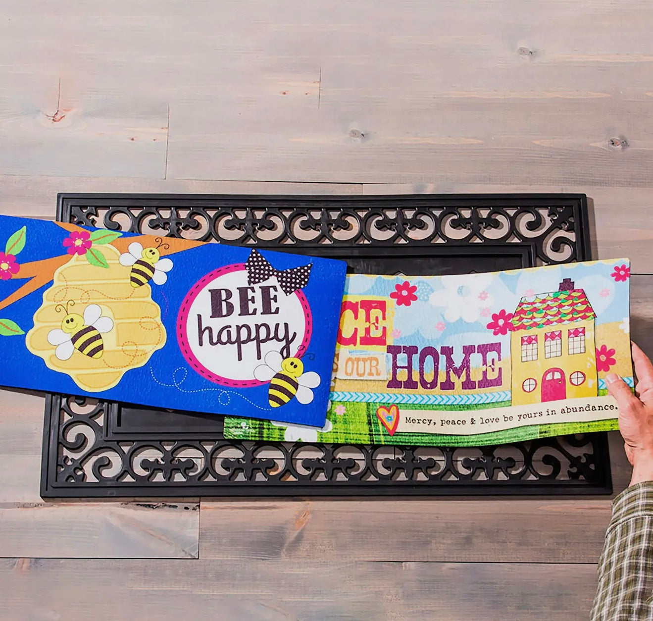 Fluer Scroll Sassafras Mat Tray