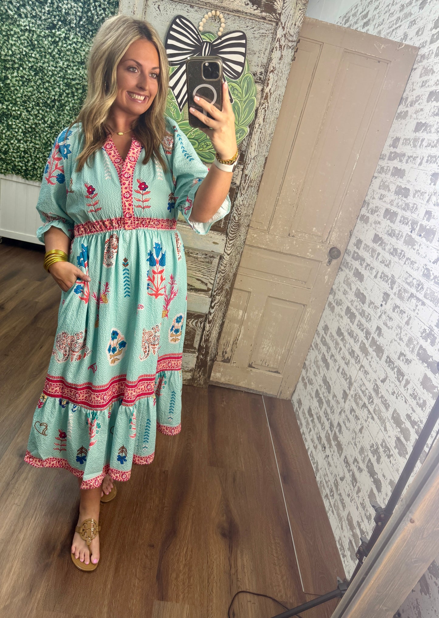 Emerald Breeze Dress