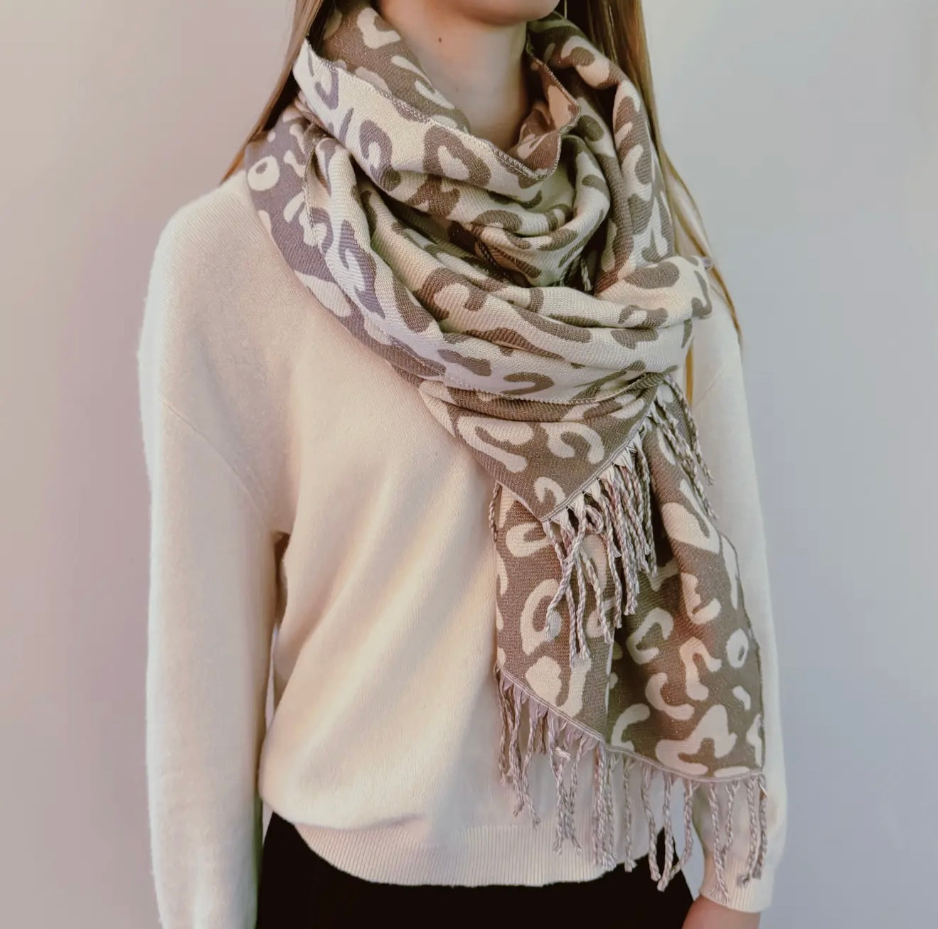 On Trend Leopard Scarf