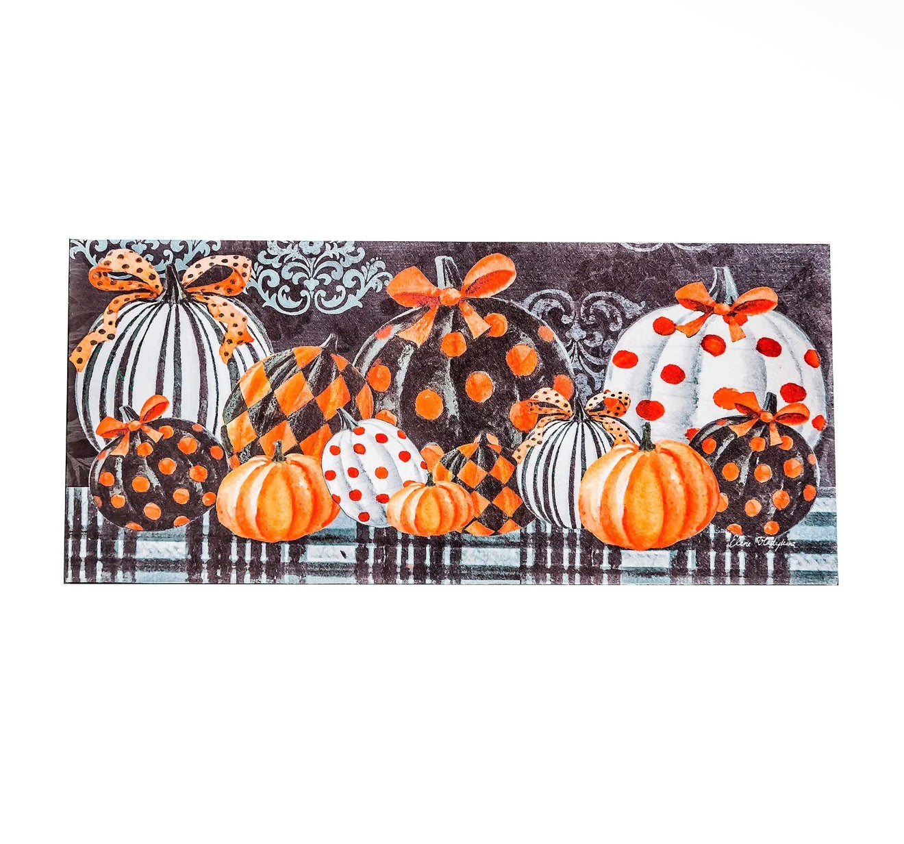 Elegant Patterned Pumpkins Sassafras Switch Mat