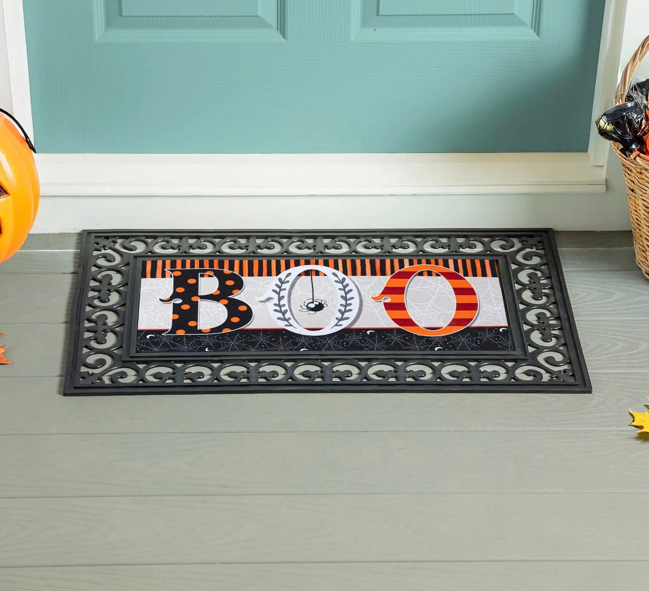 Polka Dots & Stripes Boo Sassafras Switch Mat