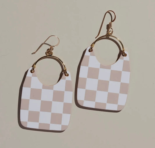 Nickel & Suede Soft Sand Checkmate Charlies