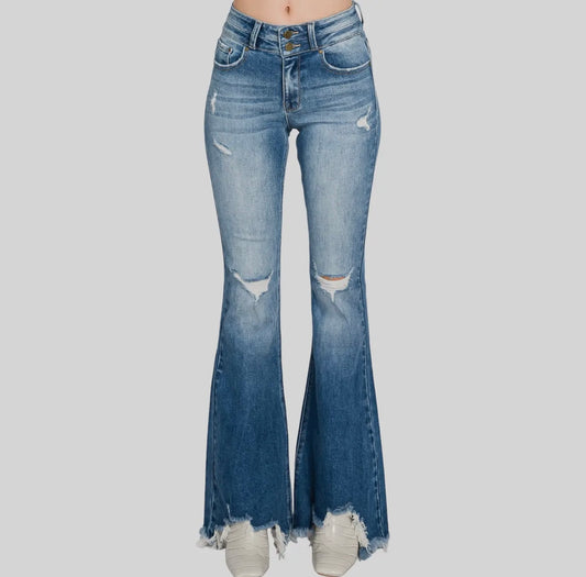 Taylor Flare Jeans - Medium Wash