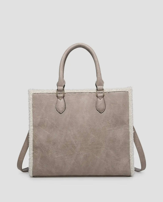 Bevin Sherpa Trim Tote