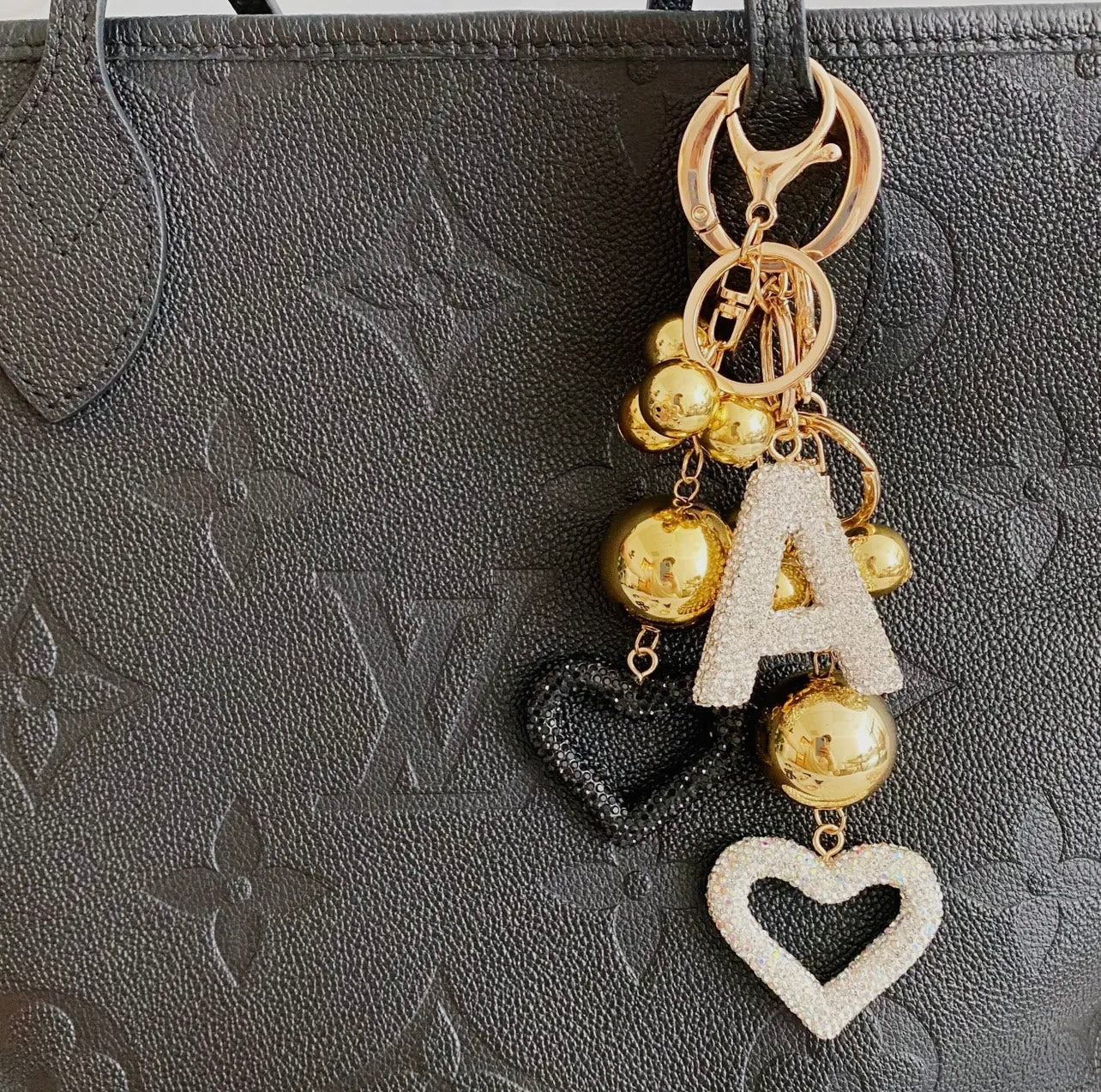 It Girl Glam Initial Keychain