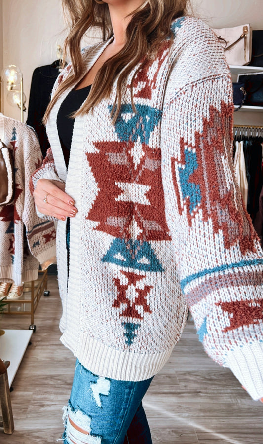 Janice Aztec Cardigan