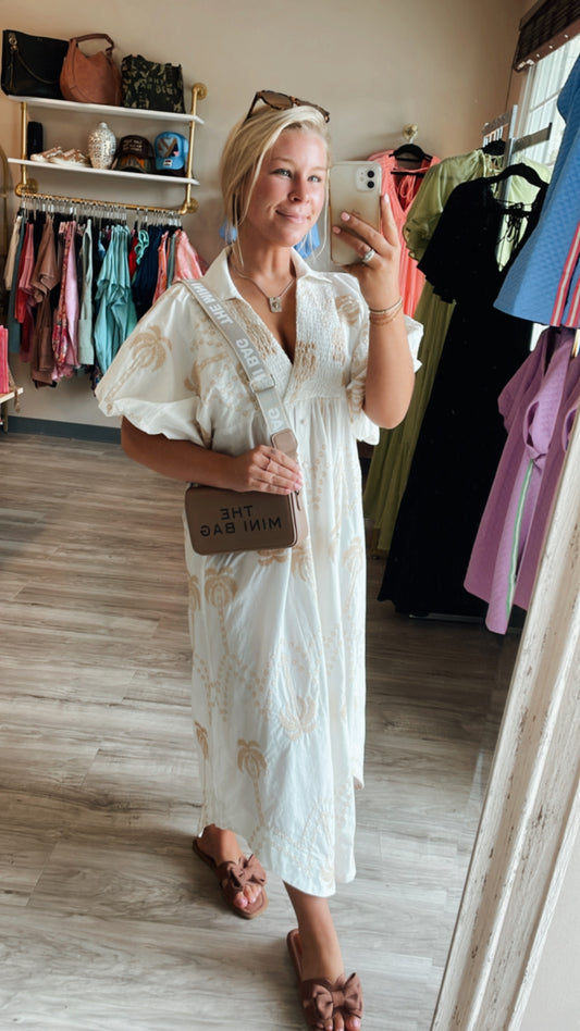 Cancun Embroidered Dress