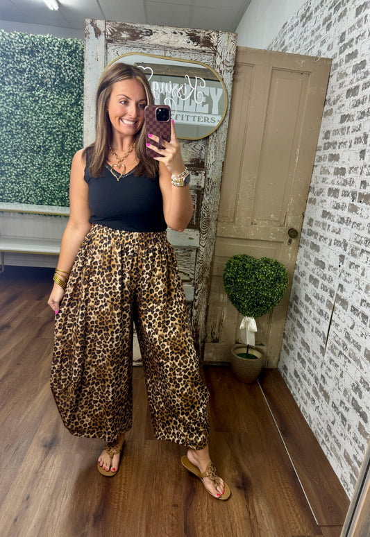 Leopard Luxe Pants