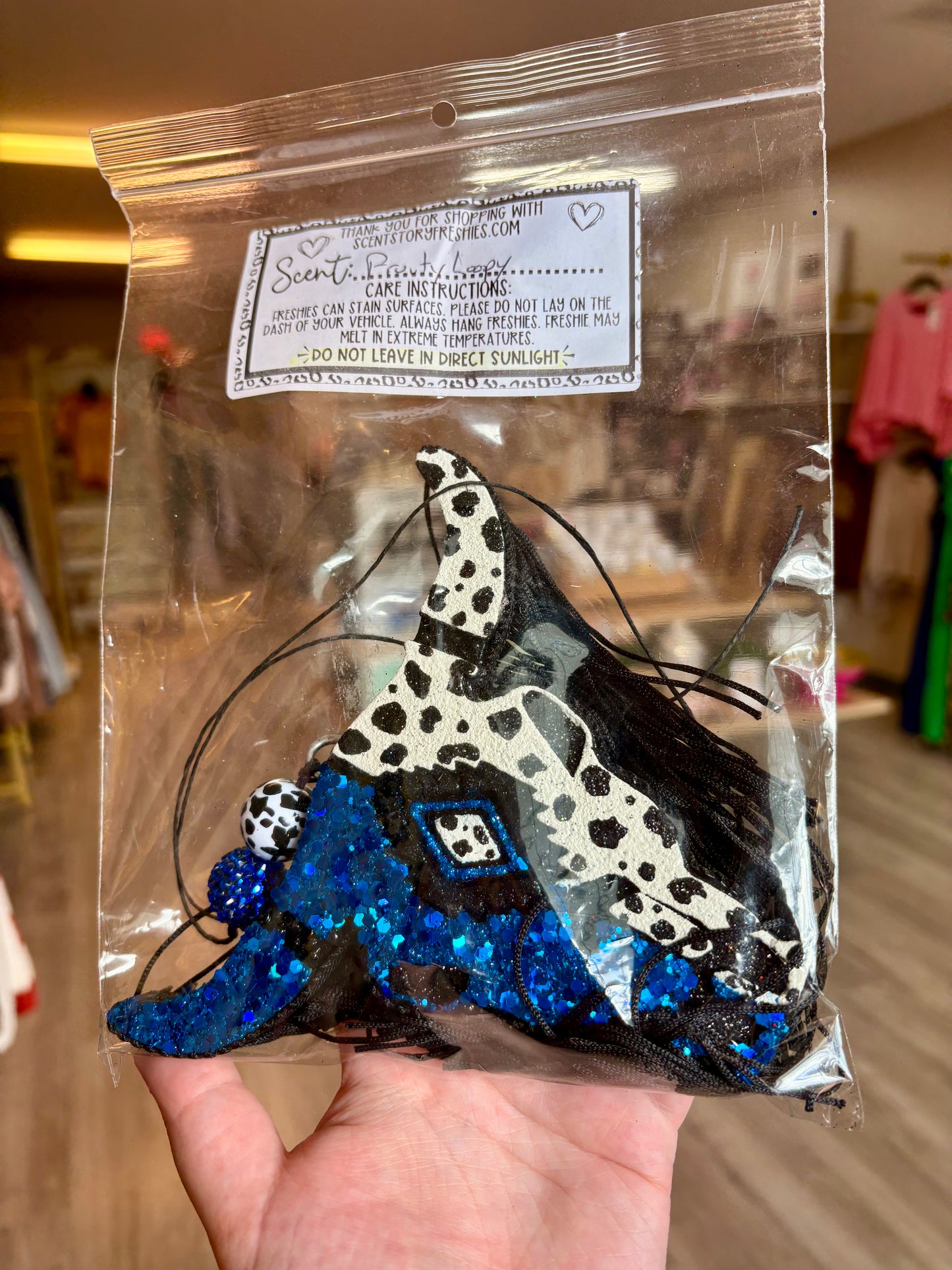 Blue Bull Skull Freshie