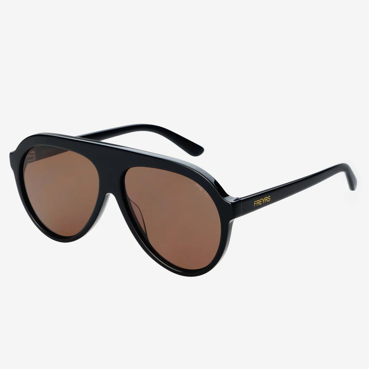 Maxwell Acetate Aviator Sunglasses-Black