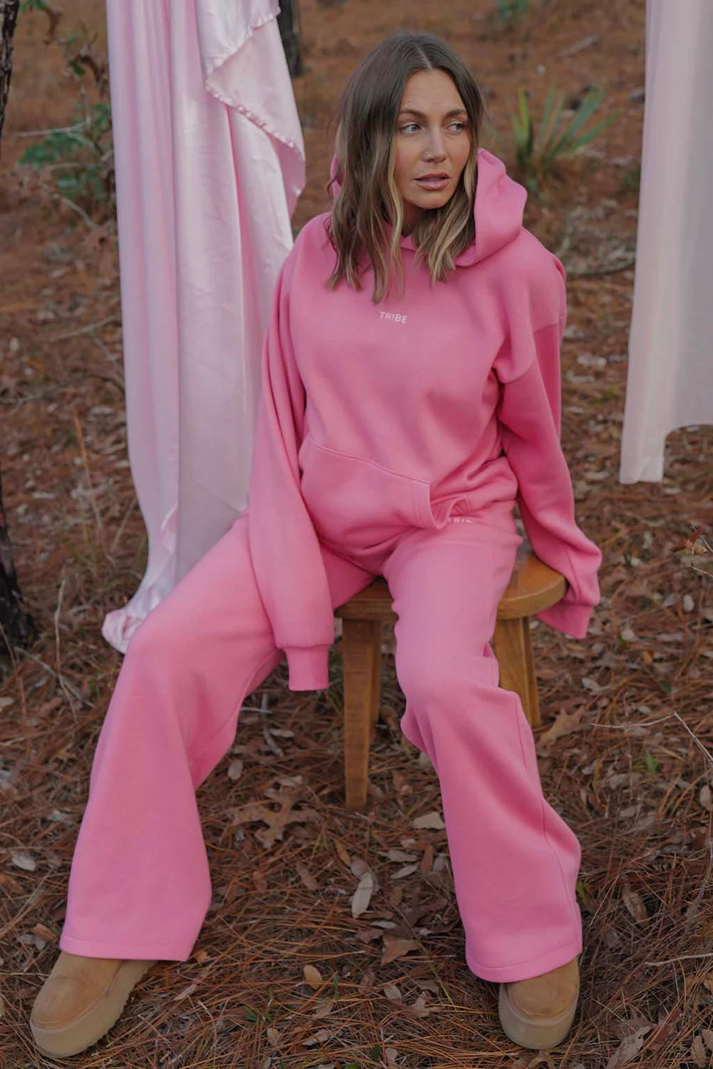 Tribe Kelley Butter Hoodie-Backroad Rose